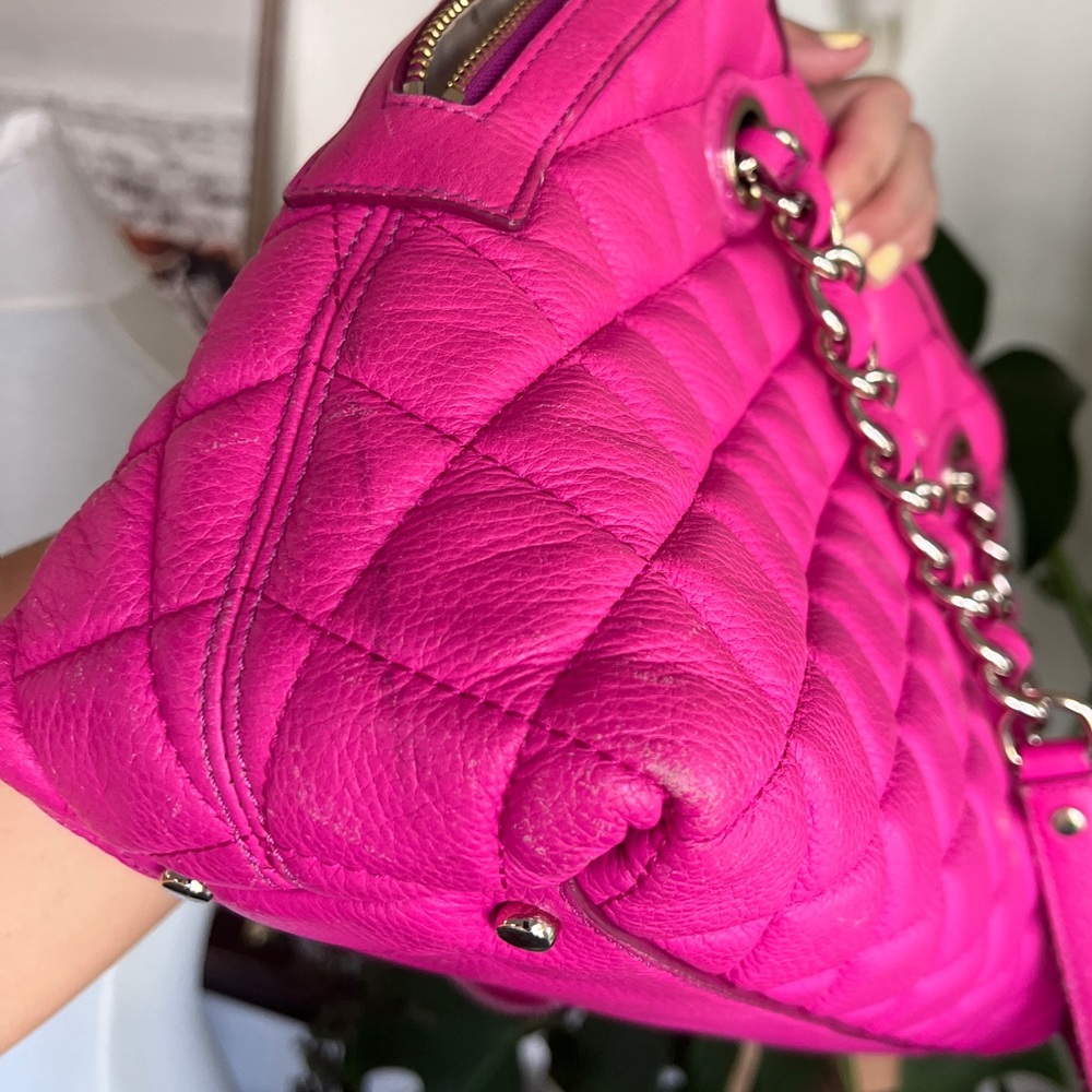 Kate Spade Bright Pink Quilted Women's Purse - Picture 7 of 15